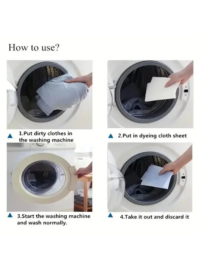 200 ورقة غسيل كولور كاتش تمنع انتقال الصبغة وتعزز نعومة القماش وإشراقه - Image 2